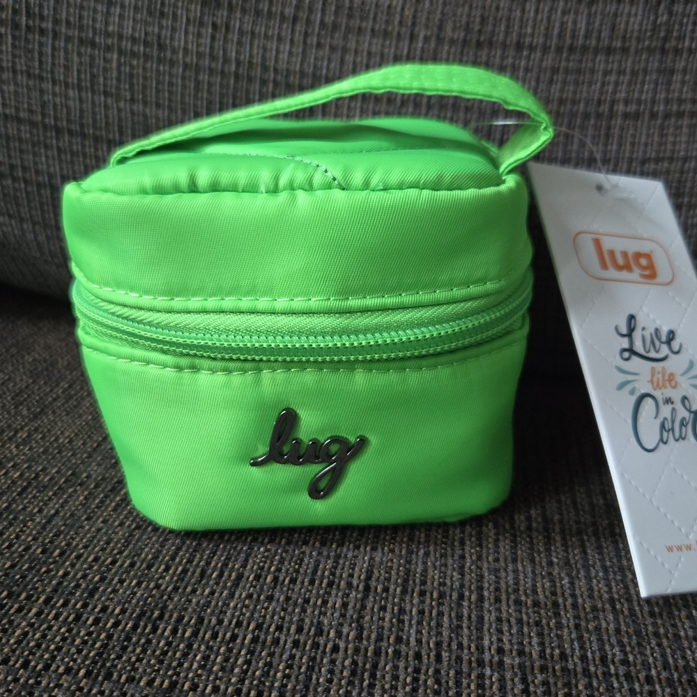NWT Lug Swizzle Mini Jewelry Case in Lime